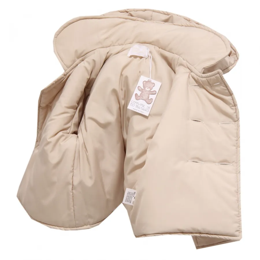 9711Z piumino bimbo BOY COMME SI COMME CA beige jacket