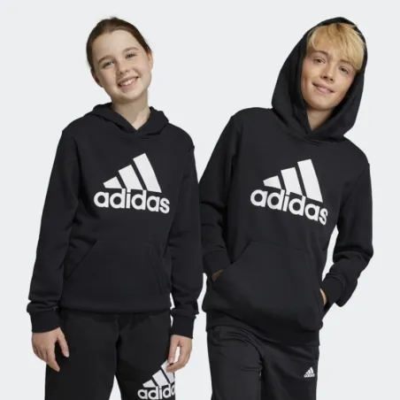 ADIDAS  bambini     Felpa Cappuccio Big Logo Essentials black/white jr