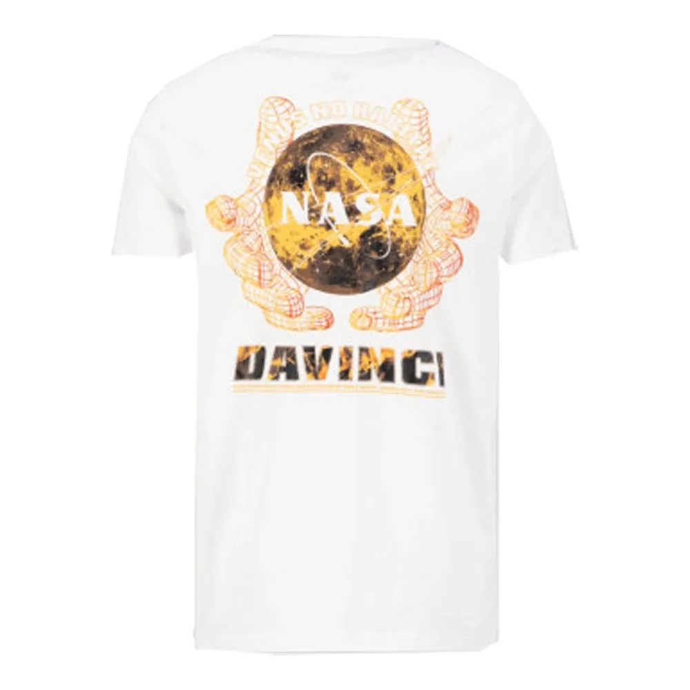 Alpha Industries T shirt uomo Nasa Davinci 136508 09 White