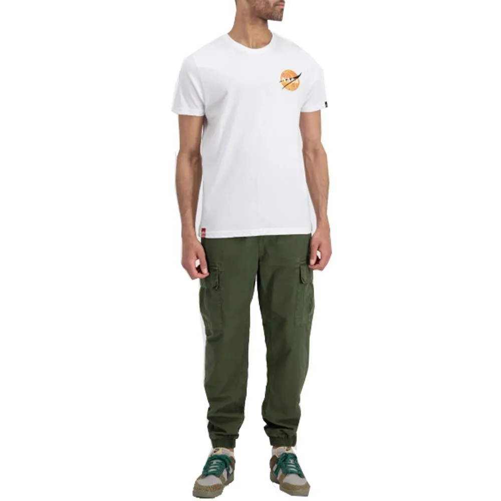 Alpha Industries T shirt uomo Nasa Davinci 136508 09 White