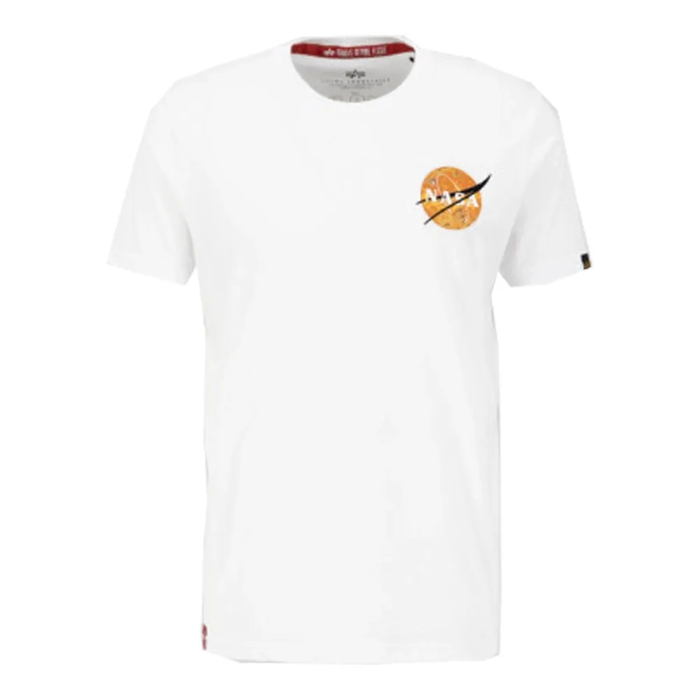 Alpha Industries T shirt uomo Nasa Davinci 136508 09 White