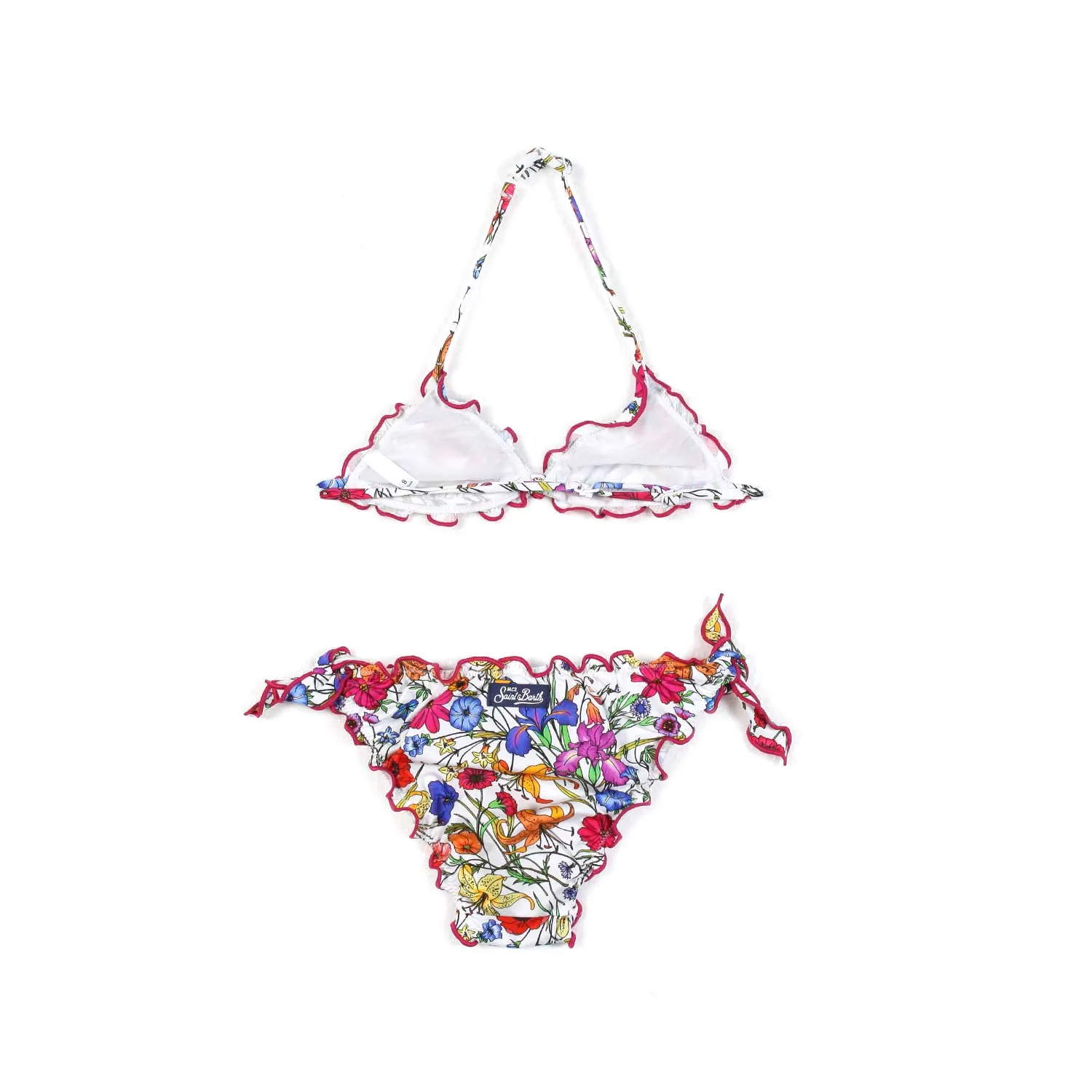 Bikini Cris Floreale Bianco E Multicolor