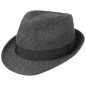      Cappello Classic Herringbone Trilby by Lipodo  