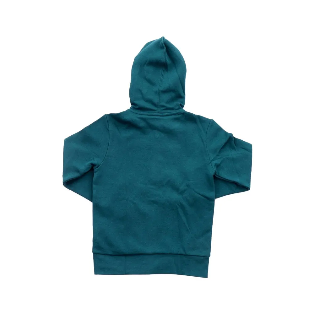 Champion Felpa Palestra Zip E Cappuccio Verde Bambino