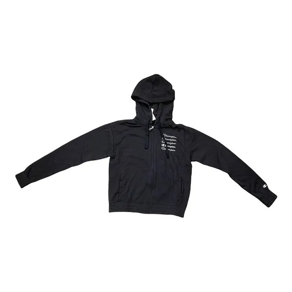 Champion Tuta W Full Zip con cappuccio 115069 KK001 NBK black