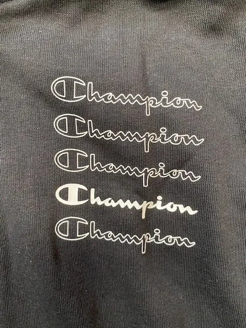 Champion Tuta W Full Zip con cappuccio 115069 KK001 NBK black