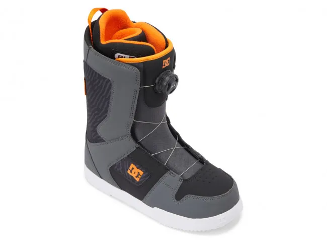 DC SCARPONI SNOWBOARD BOA UOMO  ADYO100078 XSKN  PHASE GREY/BLACK/ORANGE