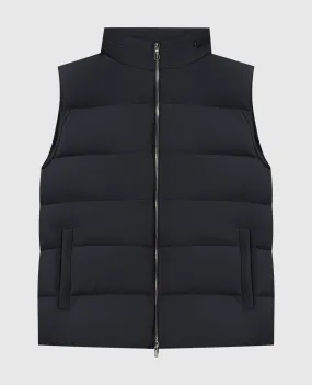 Enrico Mandelli Gilet in piumino blu A9T798519V