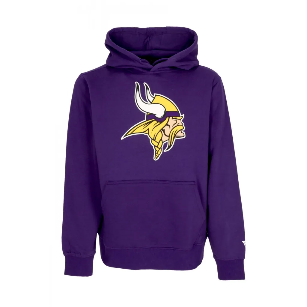 felpa cappuccio uomo nfl primary logo graphic hoodie minvik DARK PURPLE