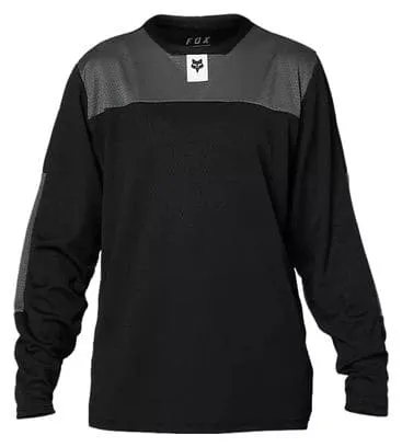 Fox Junior Defend Long-Sleeve Jersey Black