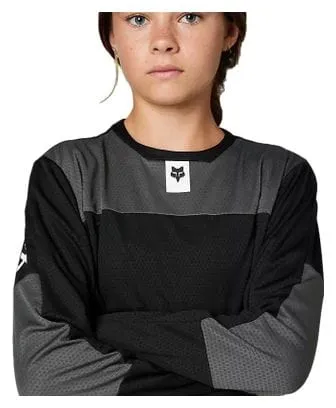 Fox Junior Defend Long-Sleeve Jersey Black