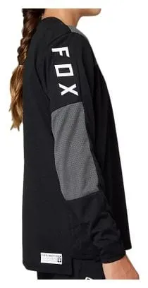 Fox Junior Defend Long-Sleeve Jersey Black