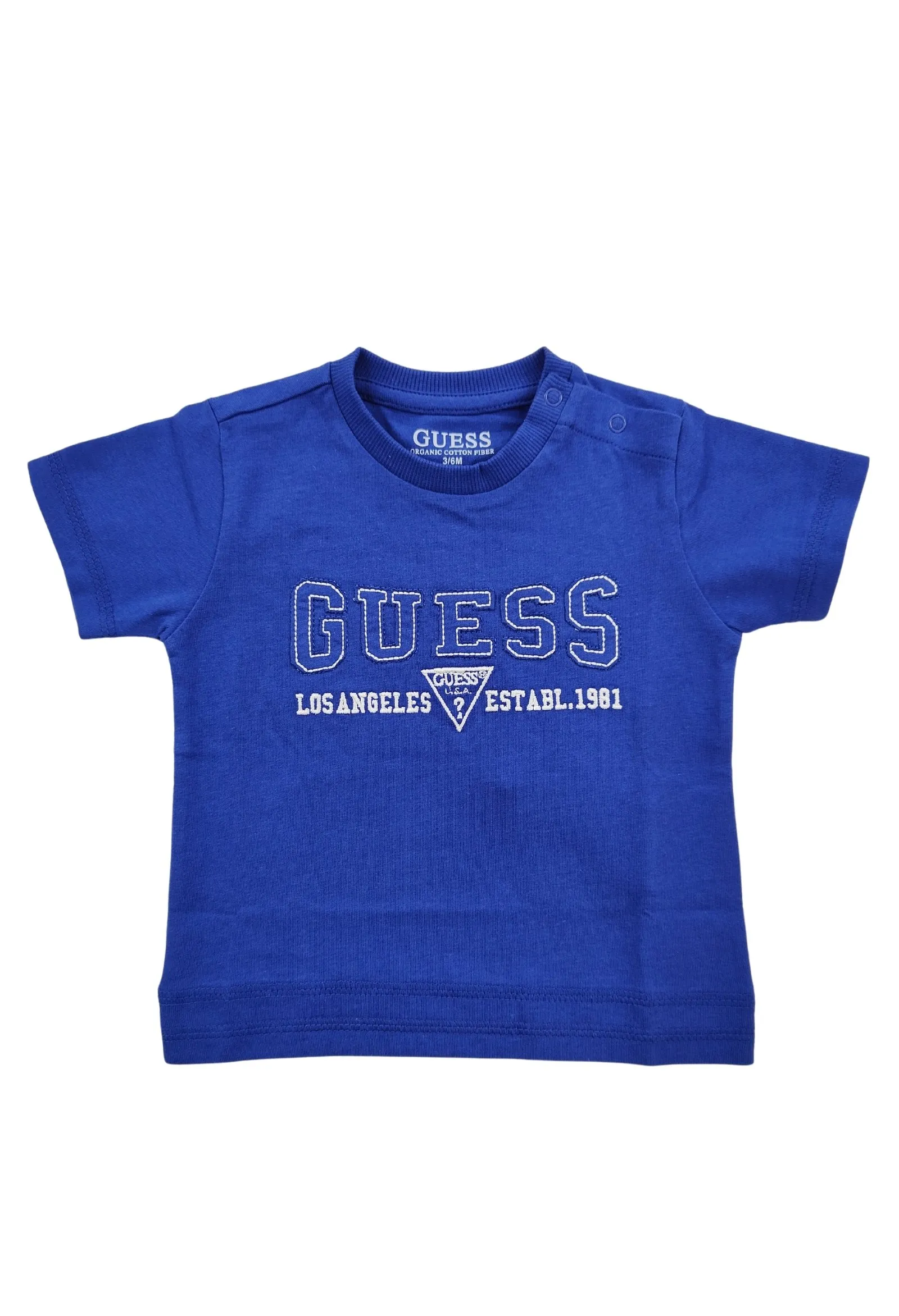 GUESS kids  t-shirt bluette logo