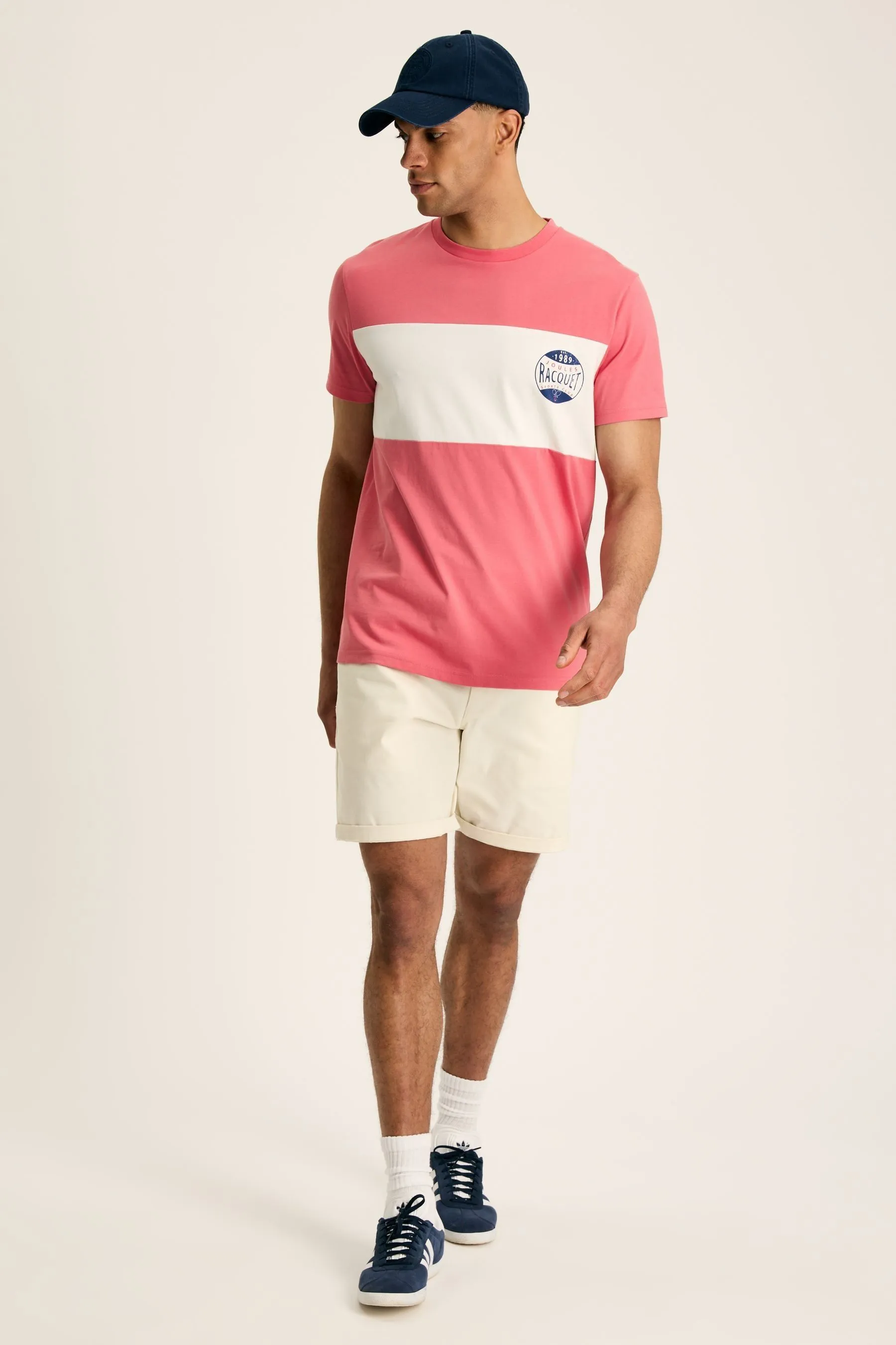 Joules Denton - T-shirt Girocollo in jersey a blocchi di colore