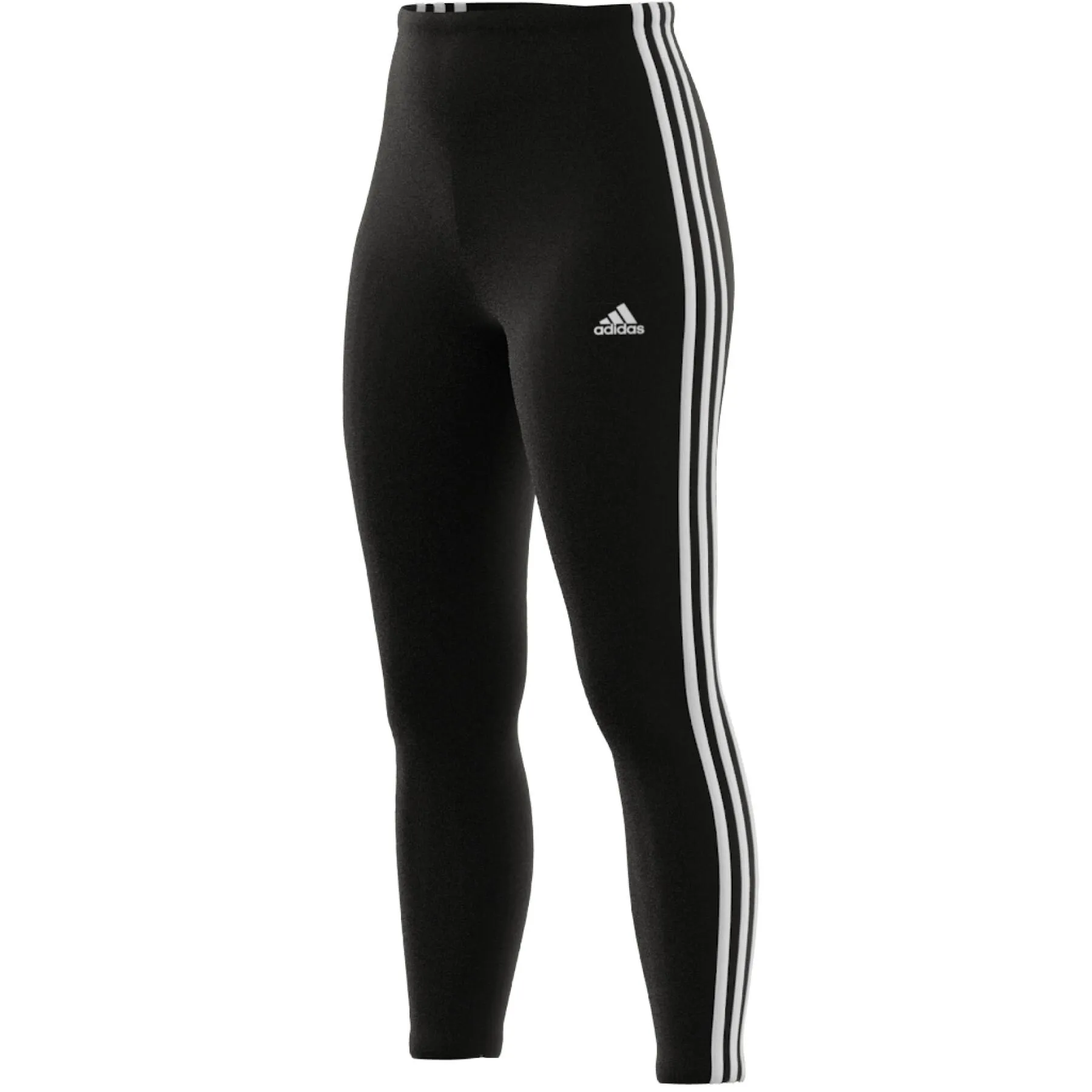 Legging donna a vita alta in jersey semplice adidas Essentials 3-Stripes