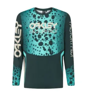 Maglia MTB Oakley Maven RC LS JERSEY (GREEN FROG) uomo