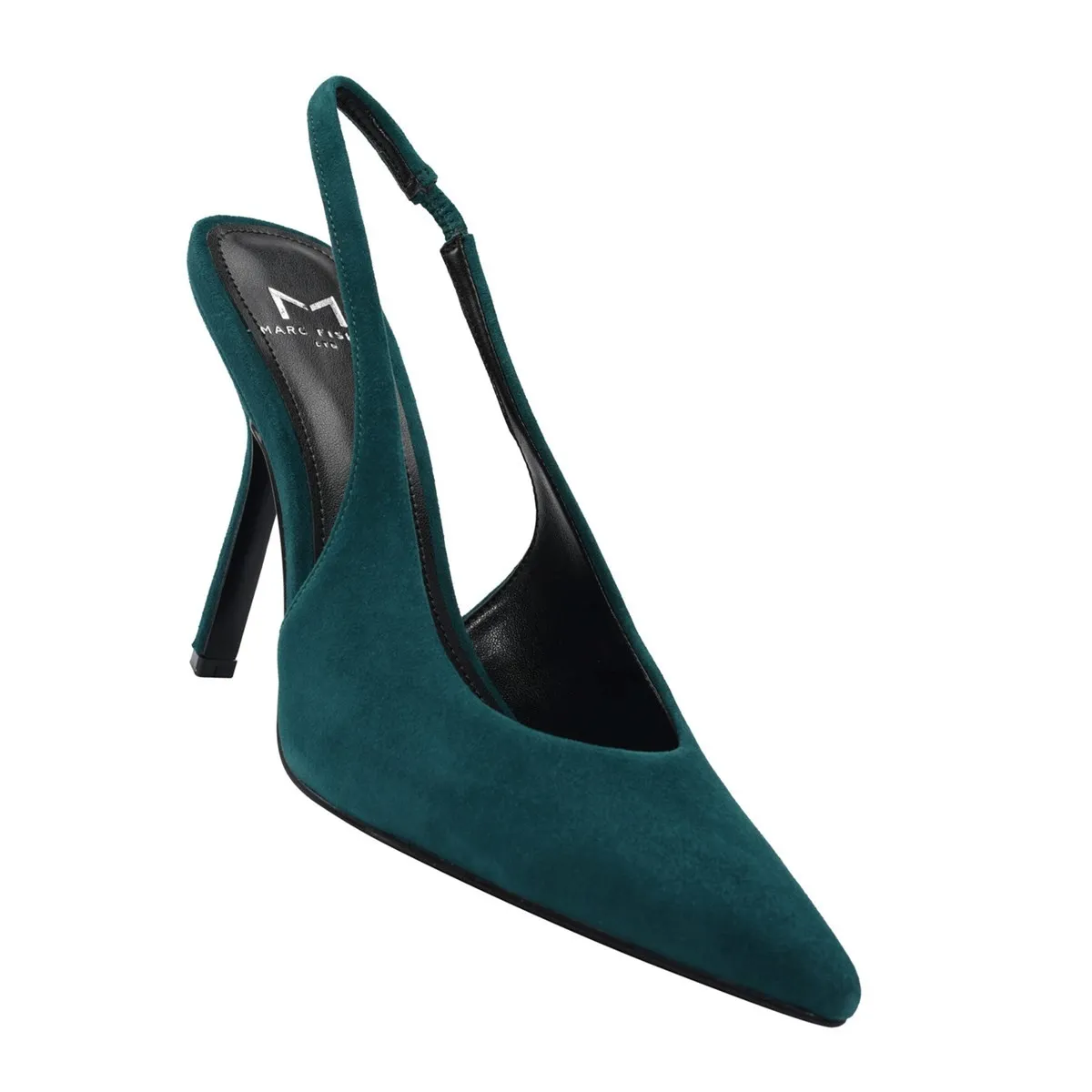 Marc Fisher Heels & Pumps Outlet Italia Emalyn Slingback Pump Donna Scamosciato Verde Acqua