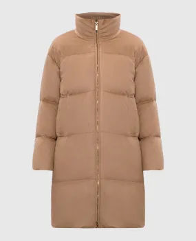 Max Mara Piumino DANTE double face marrone con lana di cammello DANTE