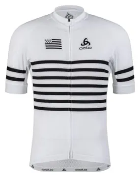 Odlo Perf Bretagne Short Sleeve Jersey Black / White