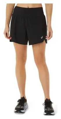 Pantaloncini Asics Road 5.5in Black da donna 2 in 1