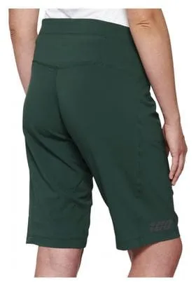 Pantaloncini Ridecamp 100% da donna con fodera nera