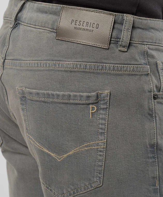 Peserico Jeans grigi con logo R54514LPQ04280