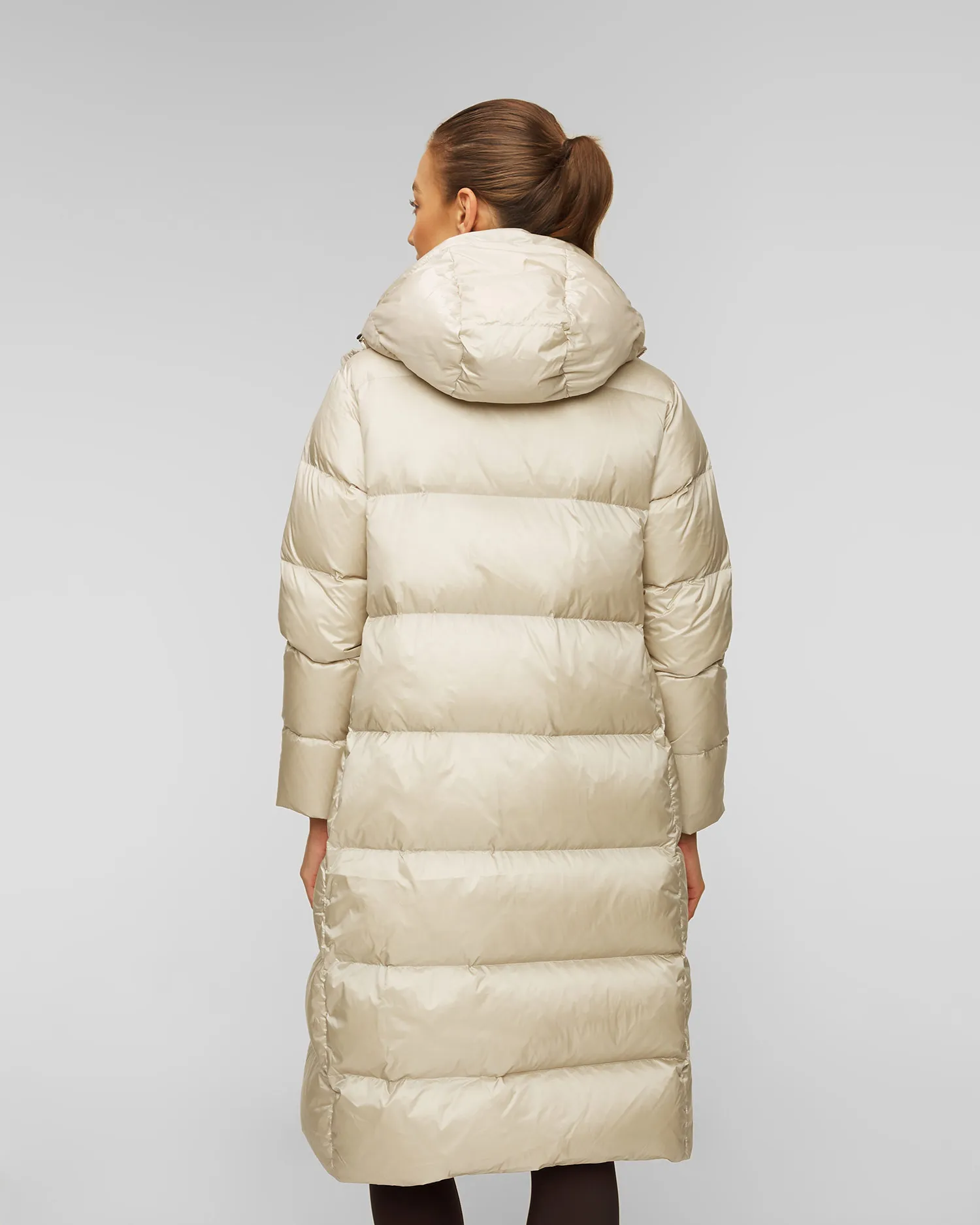 Piumino beige da donna Varley Payton Puffer Coat var00835-cm