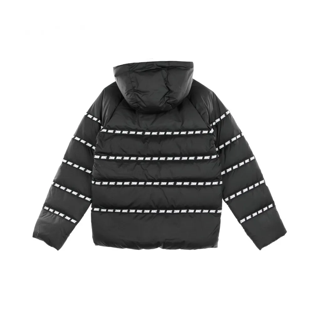 piumino ragazzo sportswear down jacket BLACK/WHITE