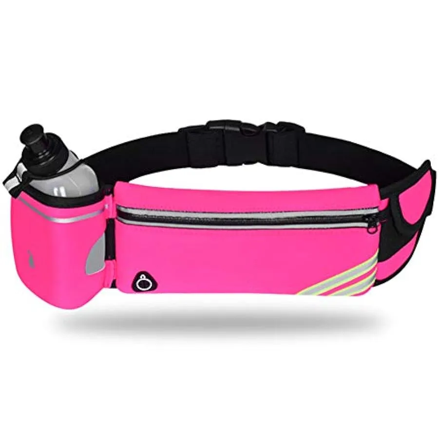 SCYDAO Esecuzione Cintura con Bollitore Sacchetto di Immagazzinaggio, Pacchetto di Fanny Allenamento Belt Sport Marsupio Belt Po