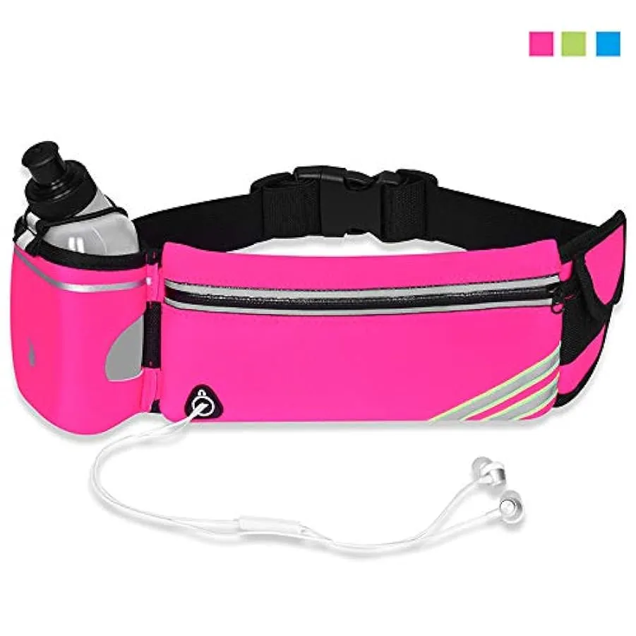 SCYDAO Esecuzione Cintura con Bollitore Sacchetto di Immagazzinaggio, Pacchetto di Fanny Allenamento Belt Sport Marsupio Belt Po