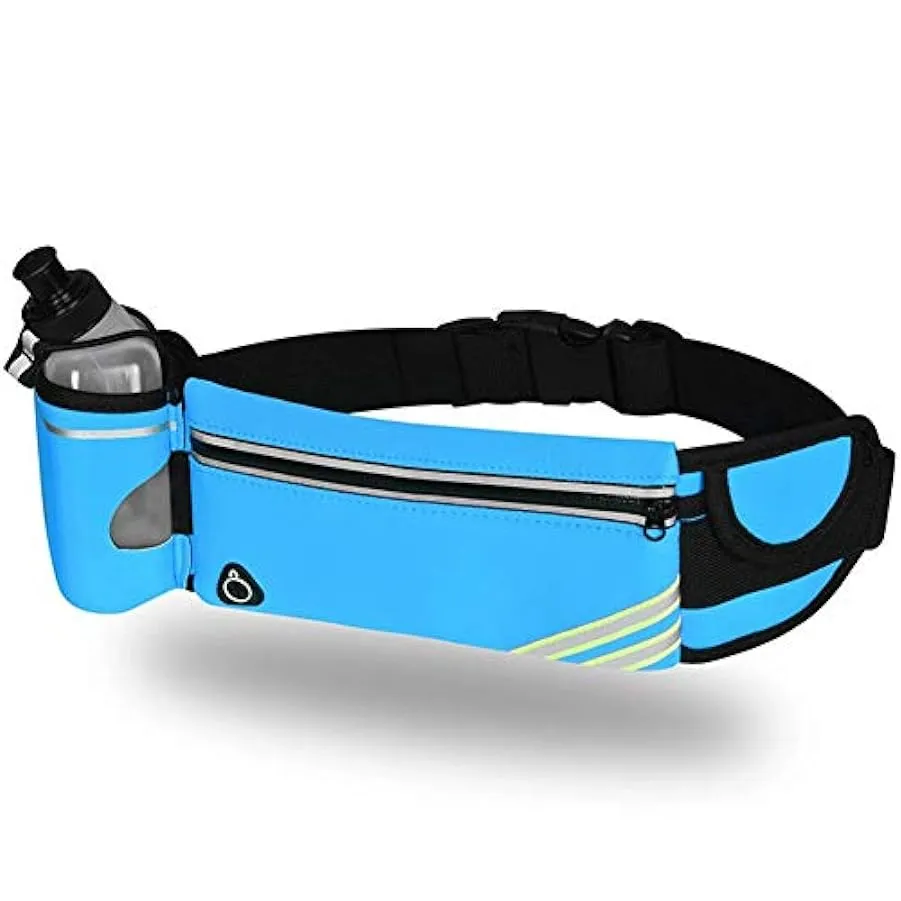 SCYDAO Esecuzione Cintura con Bollitore Sacchetto di Immagazzinaggio, Pacchetto di Fanny Allenamento Belt Sport Marsupio Belt Po