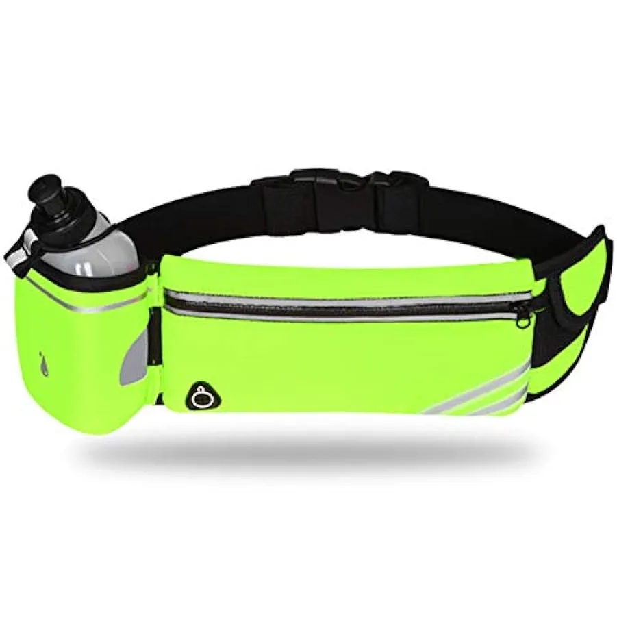 SCYDAO Esecuzione Cintura con Bollitore Sacchetto di Immagazzinaggio, Pacchetto di Fanny Allenamento Belt Sport Marsupio Belt Po