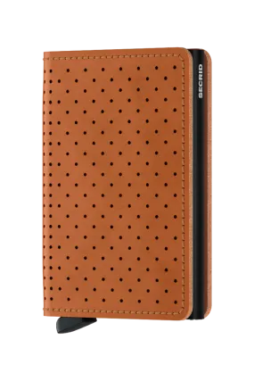 Secrid Slimwallet Perforated Cognac
