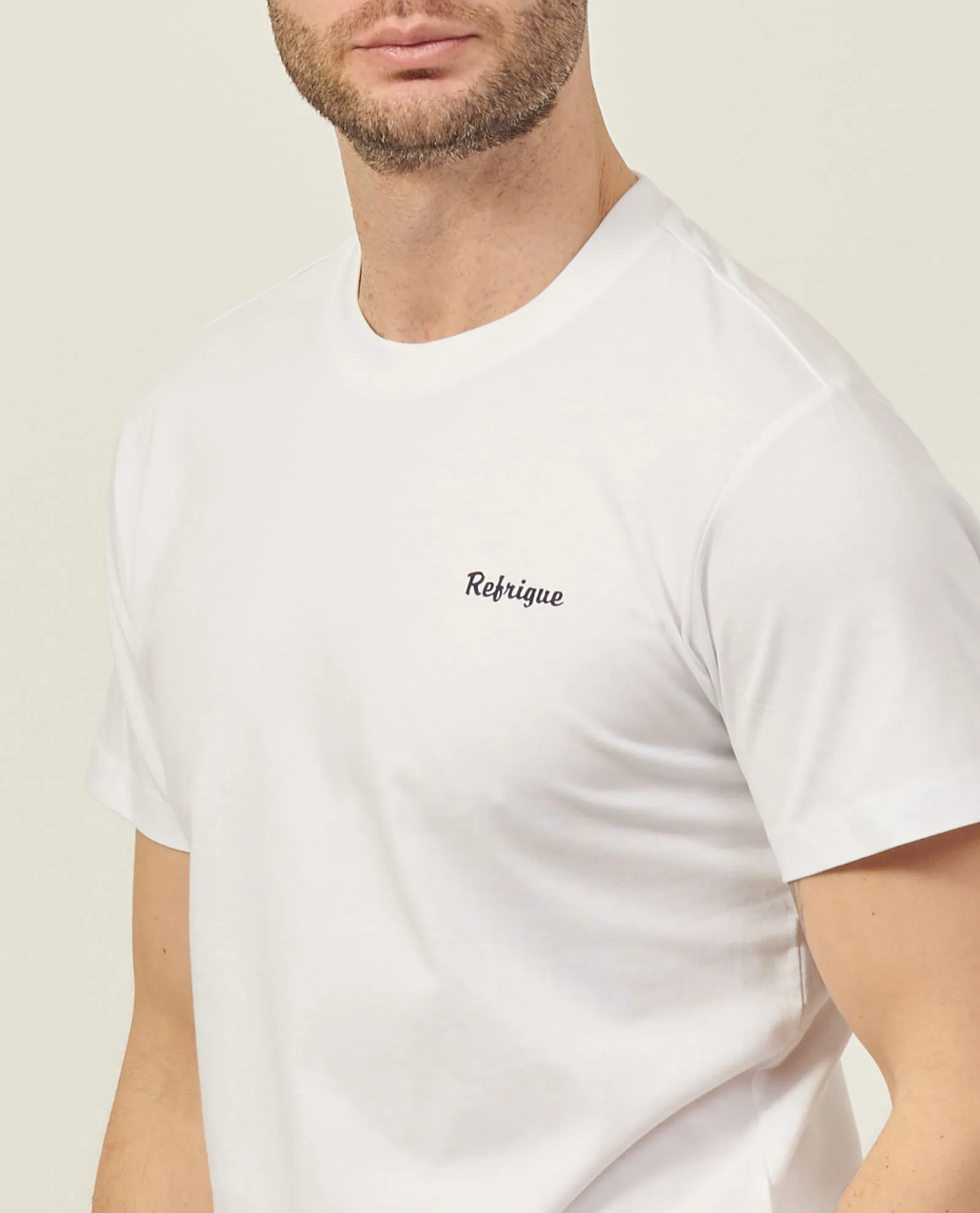 T-shirt Refrigue da uomo in cotone con logo