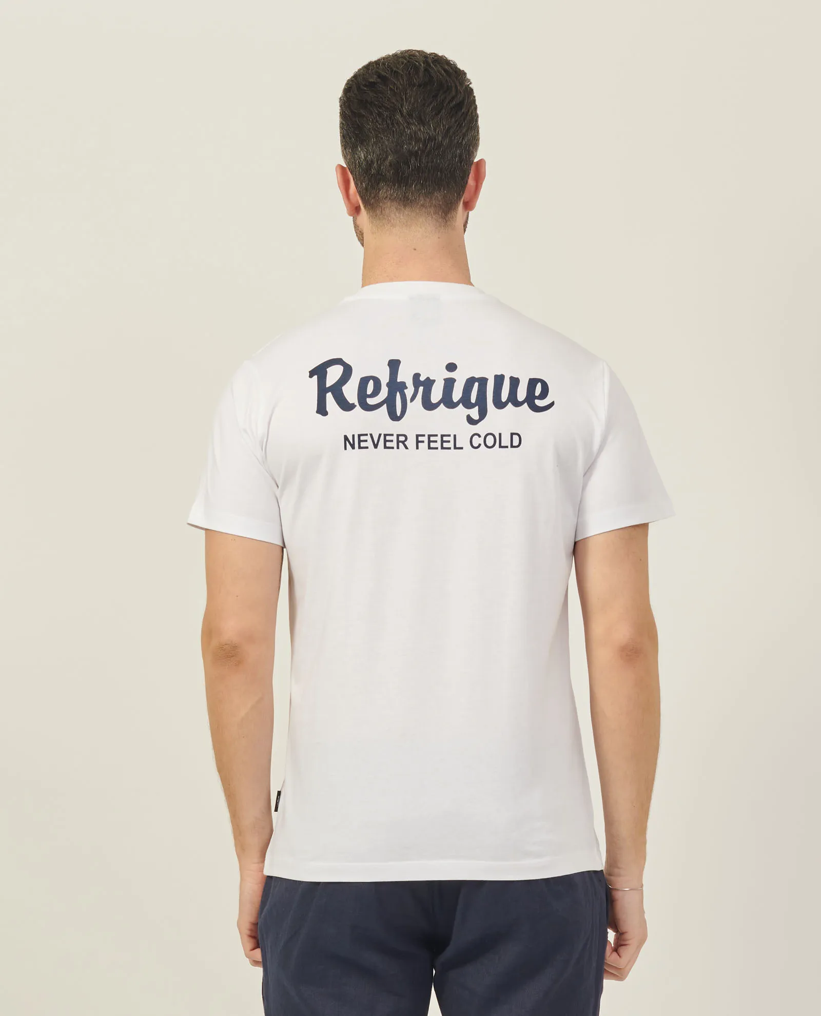 T-shirt Refrigue da uomo in cotone con logo