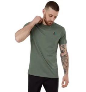 T-shirt Tentree SASQUATCH T-SHIRT (DARK SAGE HEATHER/RUBBER) Uomo