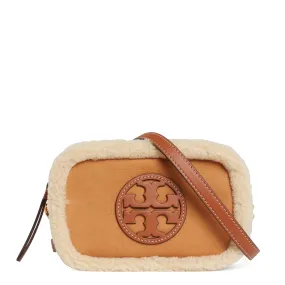 TORY BURCH  Borsa mini ''Miller'' in pelle marrone