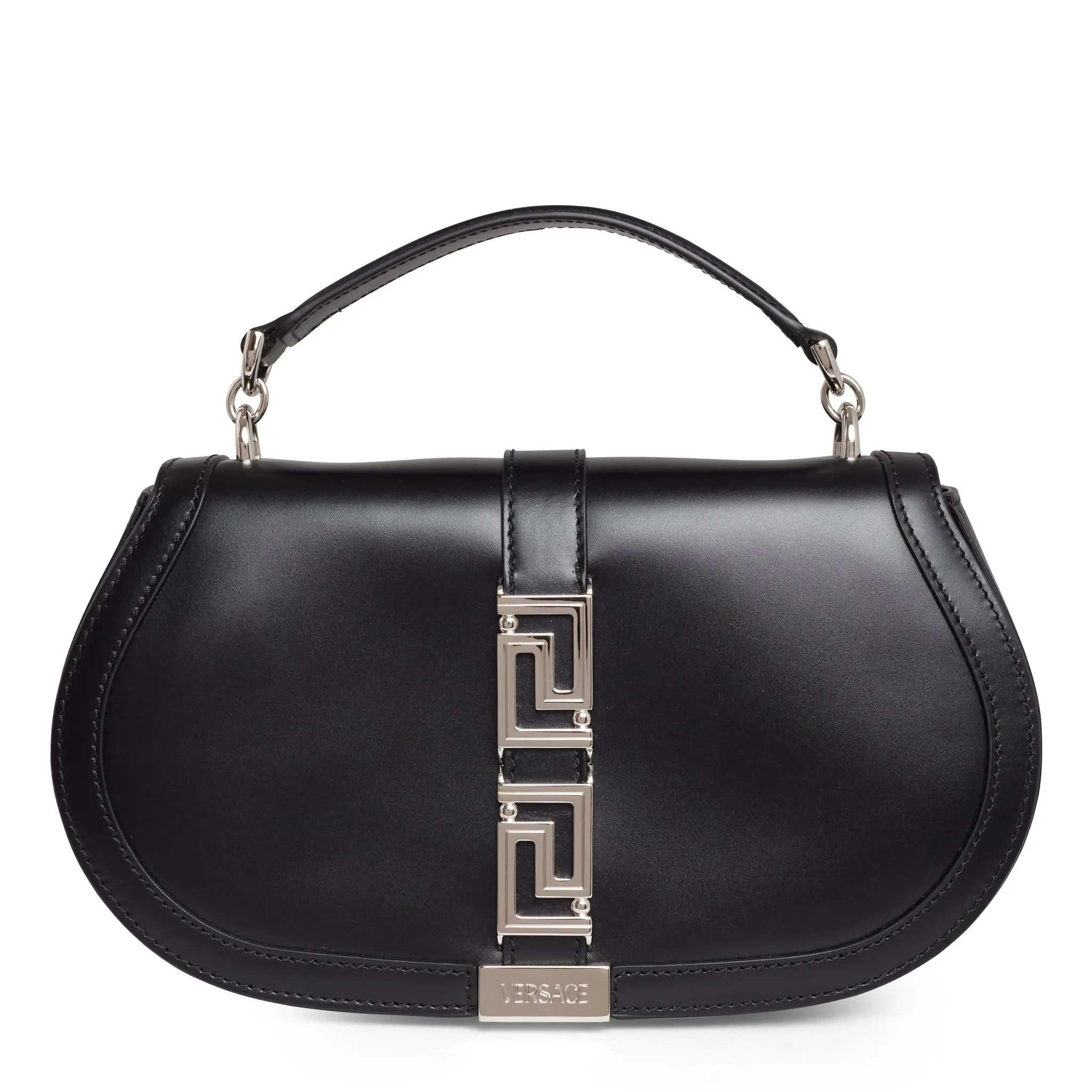 VERSACE  Borsa ''Greca Goddess'' in pelle nera